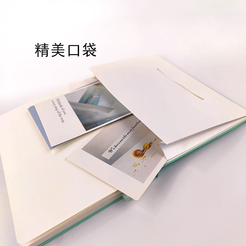 马卡龙色A5精装本跨境绑带本商务办公笔记本创意本子简约点阵本