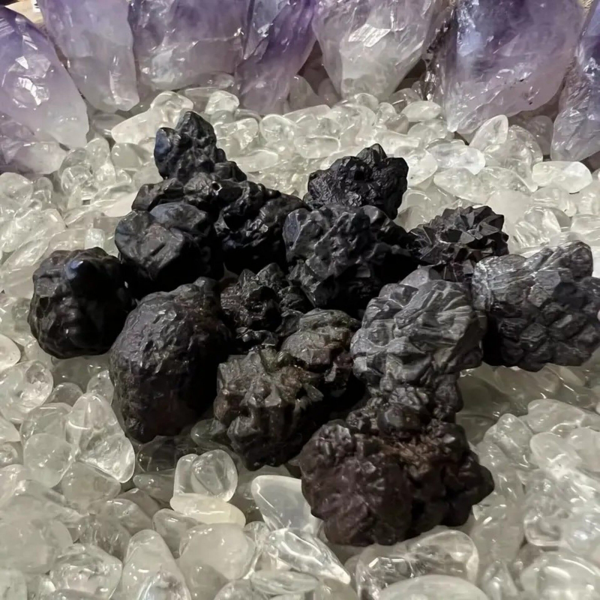 Amethyst Hedgehog — Hand-Carved Crystal Figurine