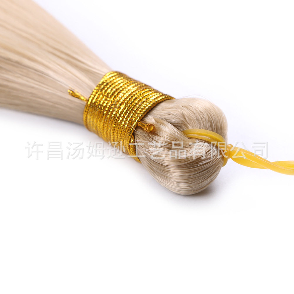 非洲直条发把straight bulk hair高温丝化纤假发钩针发直丝发把