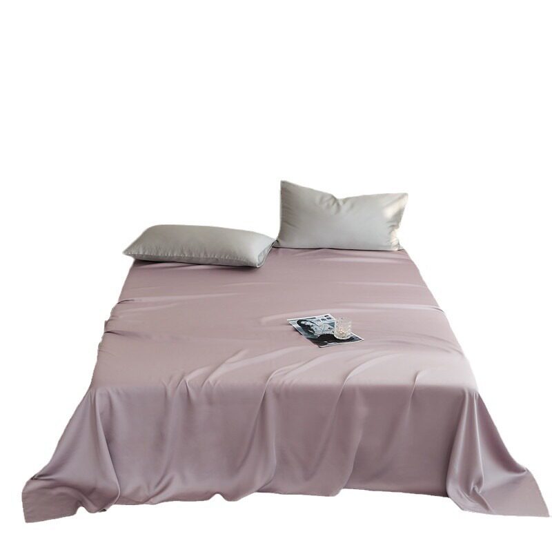 纯色100支兰精天丝床笠罩单件夏天冰丝裸睡莱赛尔床罩套床单被套