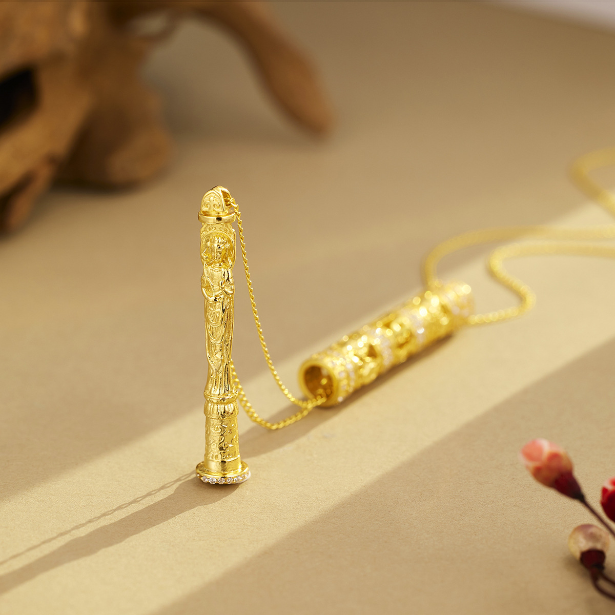 Six-syllable mantra necklace, wealth energy, attracting fortune and luck.