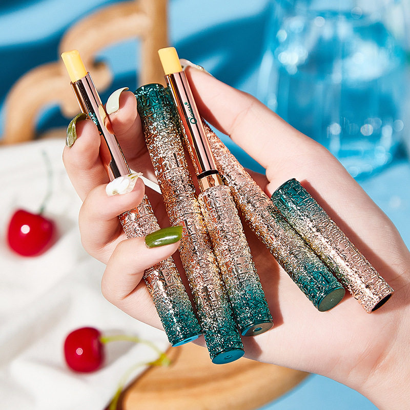 OCHEAL跨境爆款小细管保湿补水润唇膏变色男女口红打底小蜜油裸妆