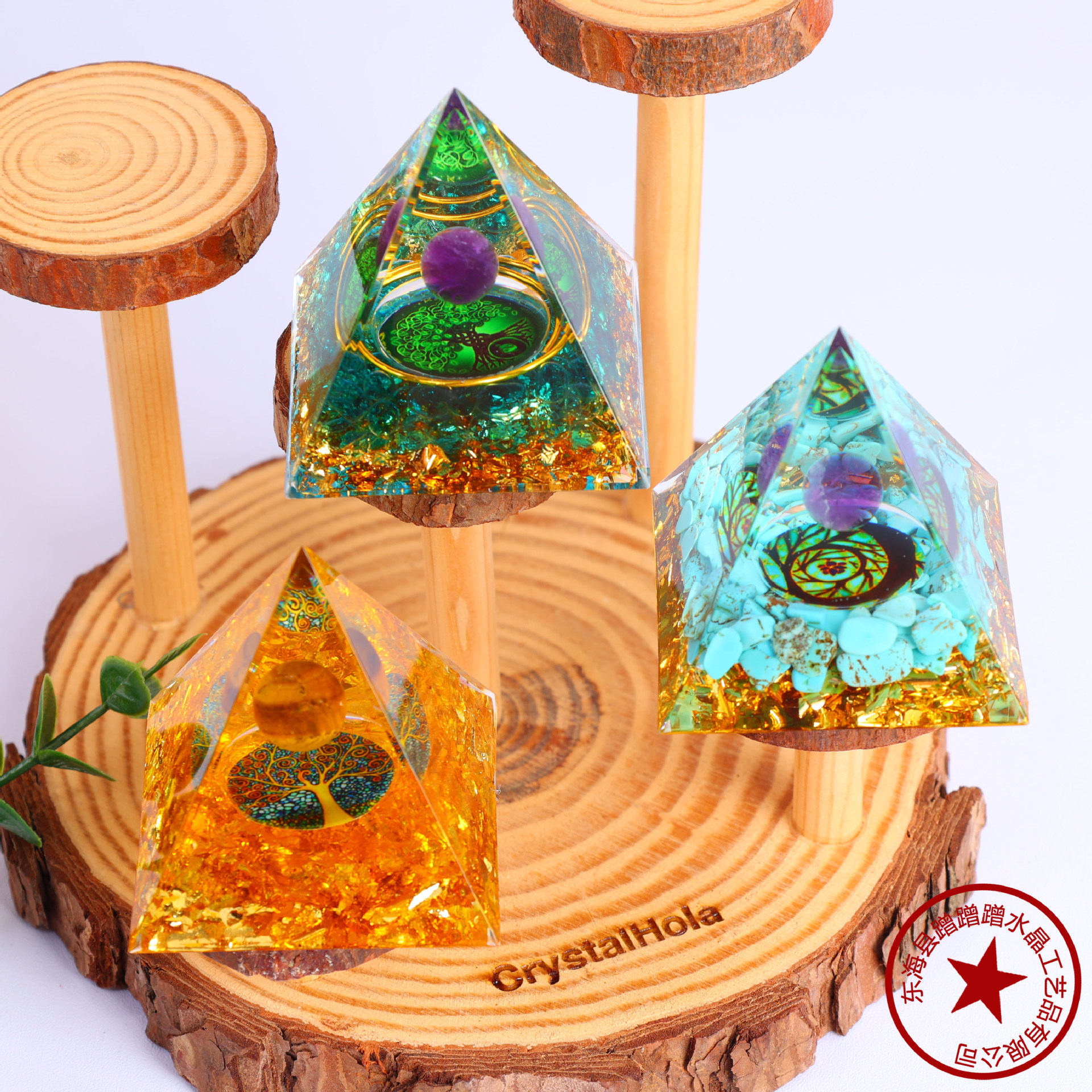 Myriad Blessings — Multi-Crystal Gemstone Money Tree