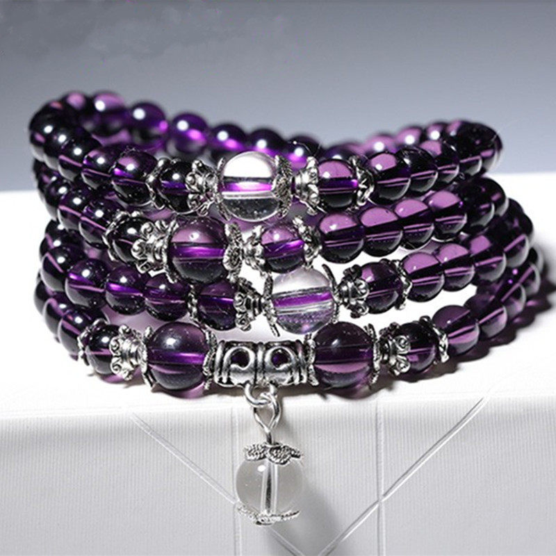 Twilight Amethyst — Raw Crystal Bracelet