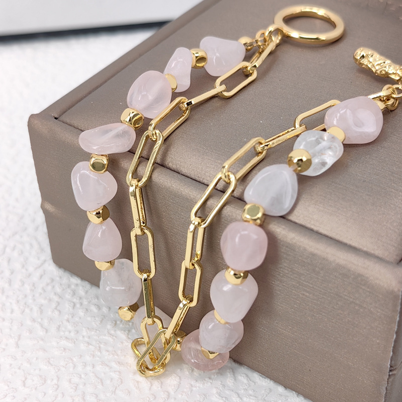 Natural Rose Quartz Bracelet | Lucky Stone for Attracting Love and Enhancing Relationships, Energy Crystal Bracelet