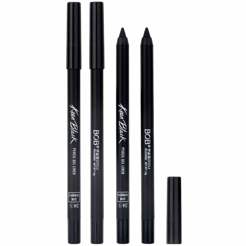 国货彩妆BOB43062炫黑眼线胶笔美妆防汗持久不晕染眼线笔跨境专供