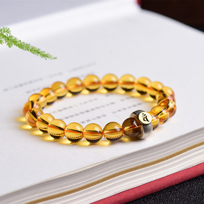 Single-Strand Minimalist Citrine Bracelet