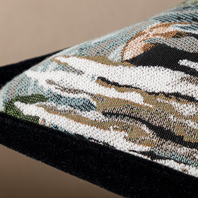 跨境家居现代简约提花抱枕酒店样板间装饰靠垫套客厅沙发抱枕套