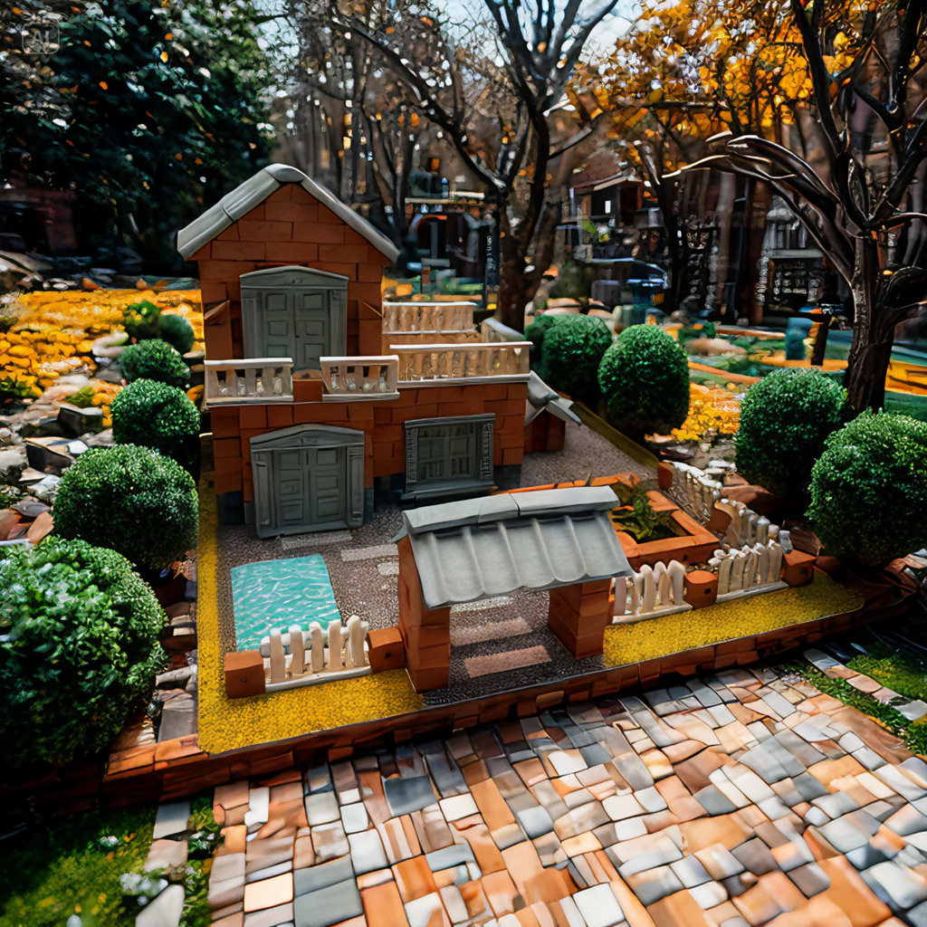 小小泥瓦匠盖房子砖块屋建筑儿童手工拼搭益智玩具男女孩礼物拼装