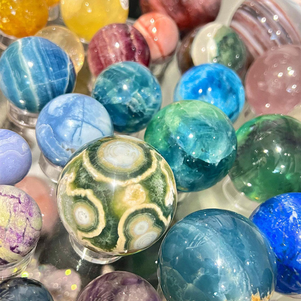 Olive Grove — Natural Green Crystal Cluster Specimen