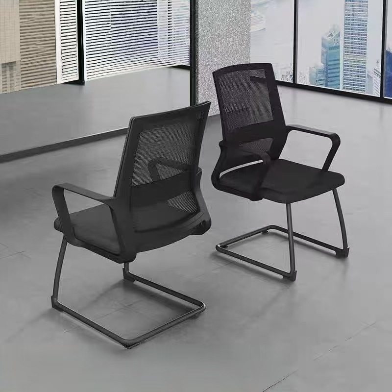 办公椅电脑椅弓形网椅员工职员简约会议椅麻将宿舍靠背家用学生椅
