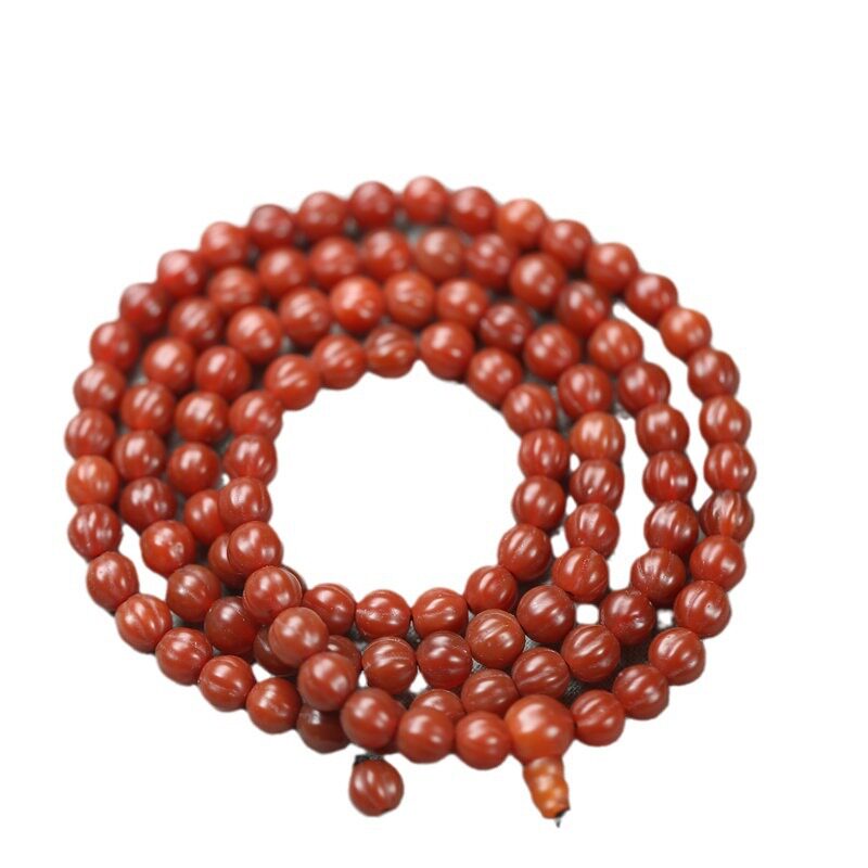 Multi-Wrap Round Bead Agate Bracelet