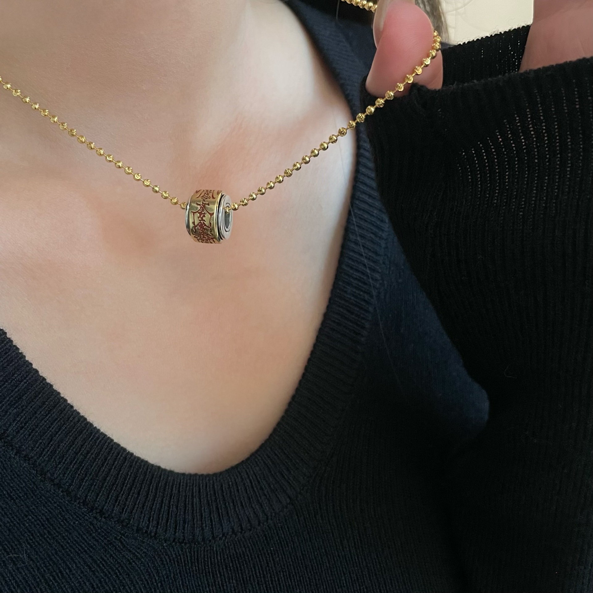 Daoist Five Paths Wealth God Pendant for Luck, Fortune, and Protection, Natural Jade Pendant