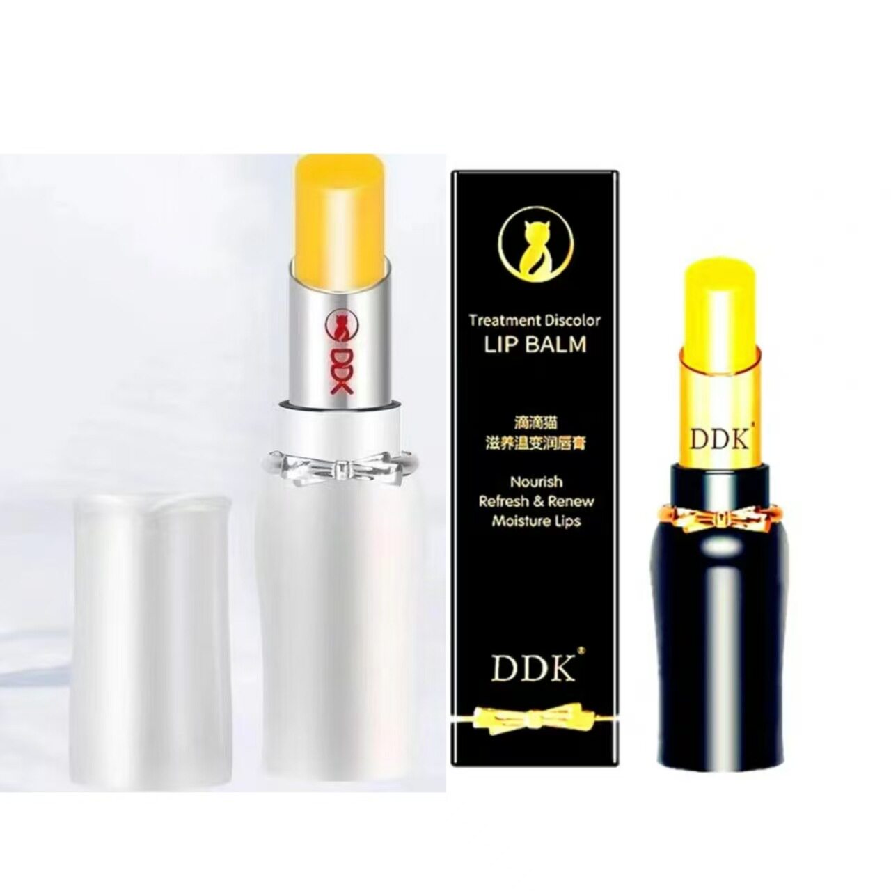 DDK滴滴猫温变唇膏保湿滋润营养口红不脱色千唇万色