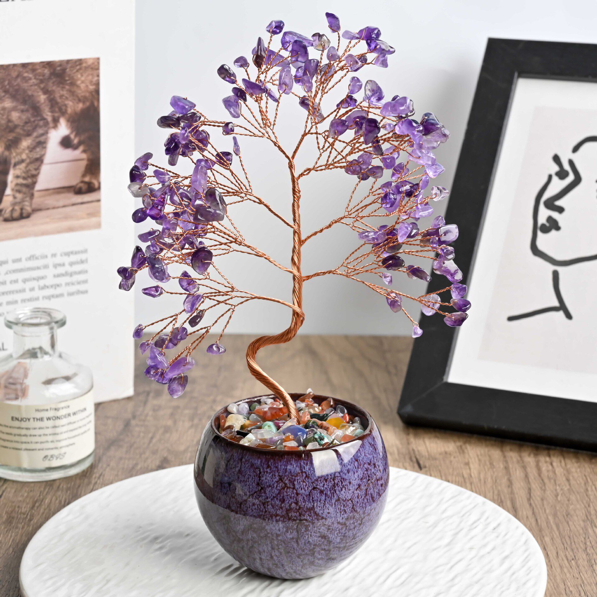 Genesis Egg — Natural Crystal Egg Palm Stone