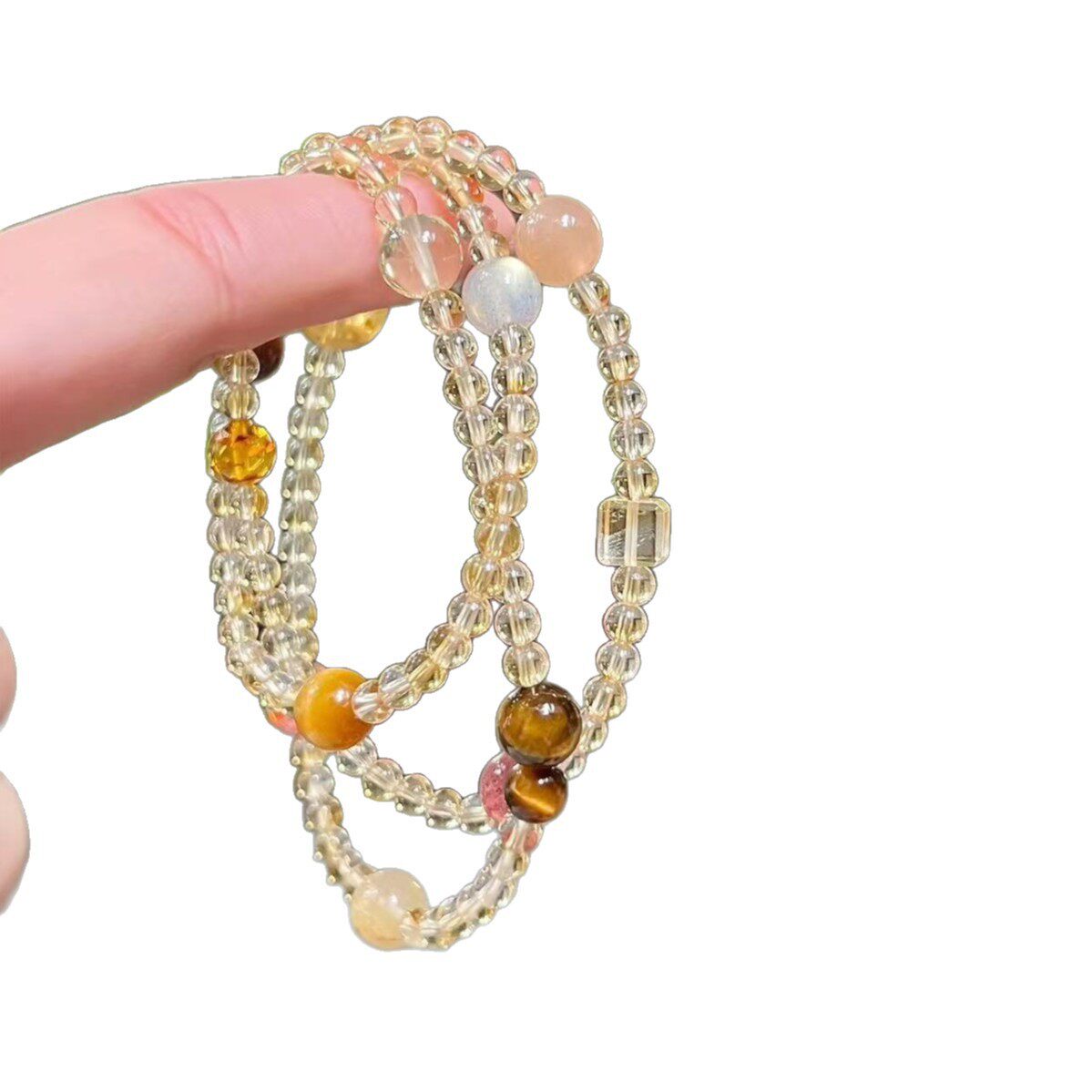 Triple-Wrap Citrine Bracelet