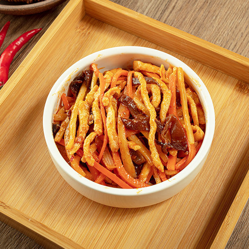 谷言高端预制菜鱼香肉丝料理包220g半成品商用快餐外卖速食家常菜