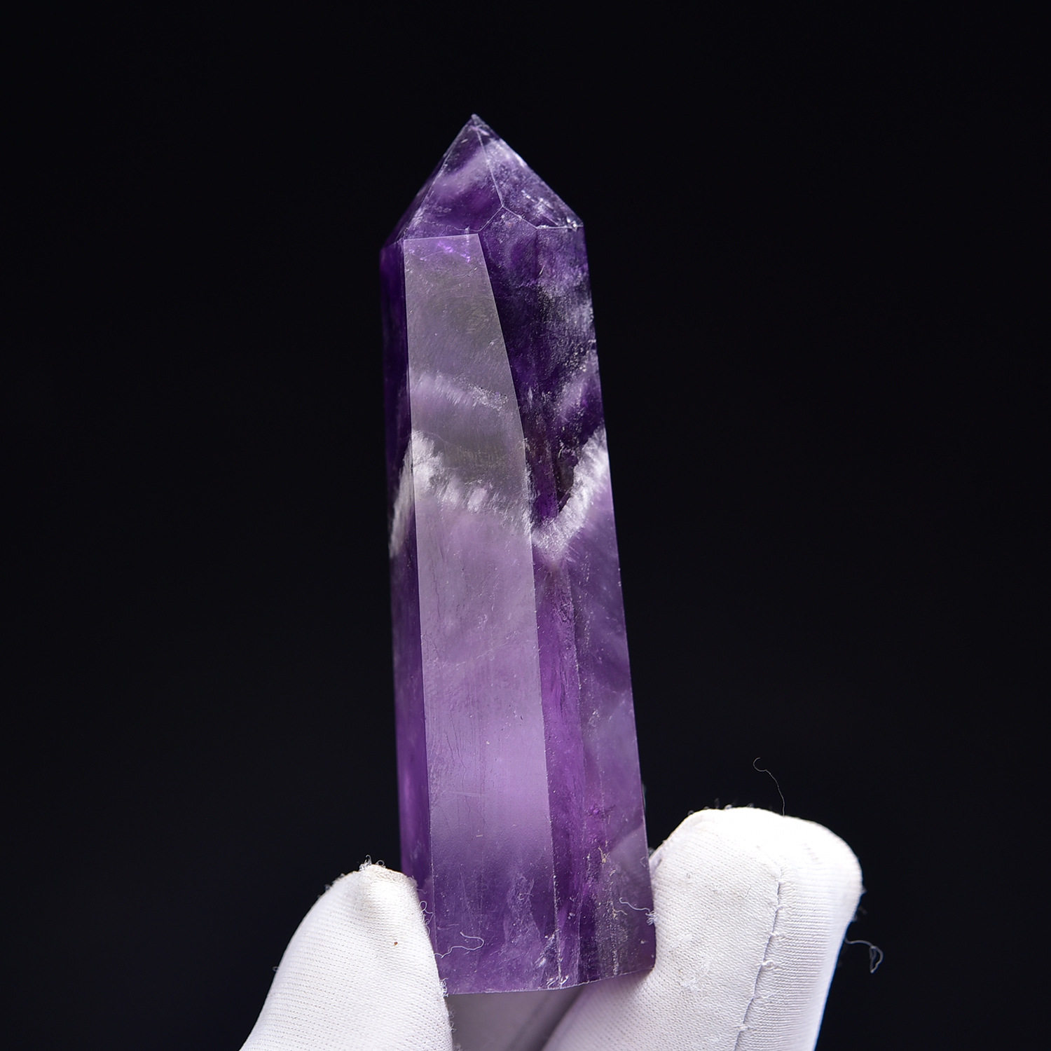 Violet Dream — Natural Amethyst Crystal Tower