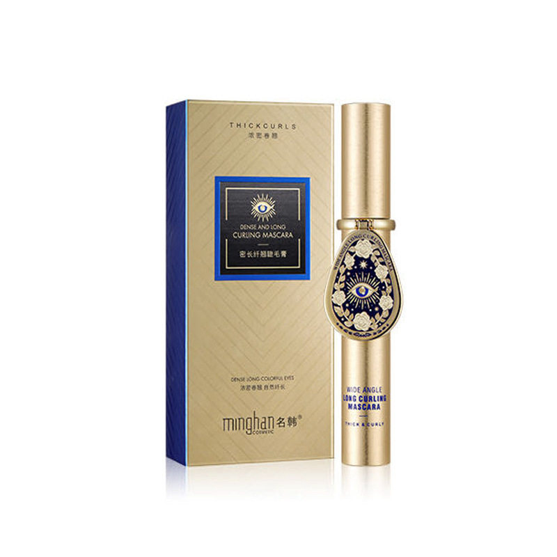 名韩网红直播戴镜子浓密长纤翘睫毛膏防晕不易晕染彩妆代发免邮邮