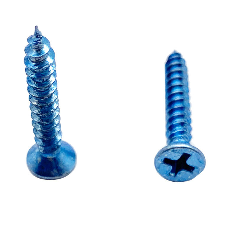 厂家高强度沉头自攻螺钉加硬平头十字自攻螺丝尖尾自攻钉M4M5