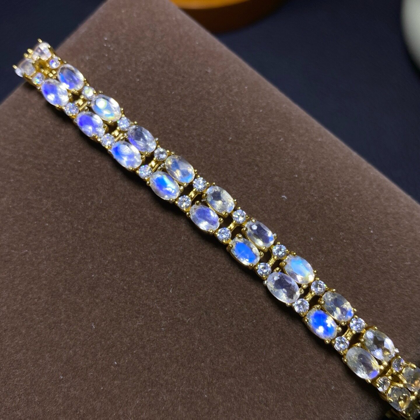 Gems of Light — Premium Moonstone Bracelet