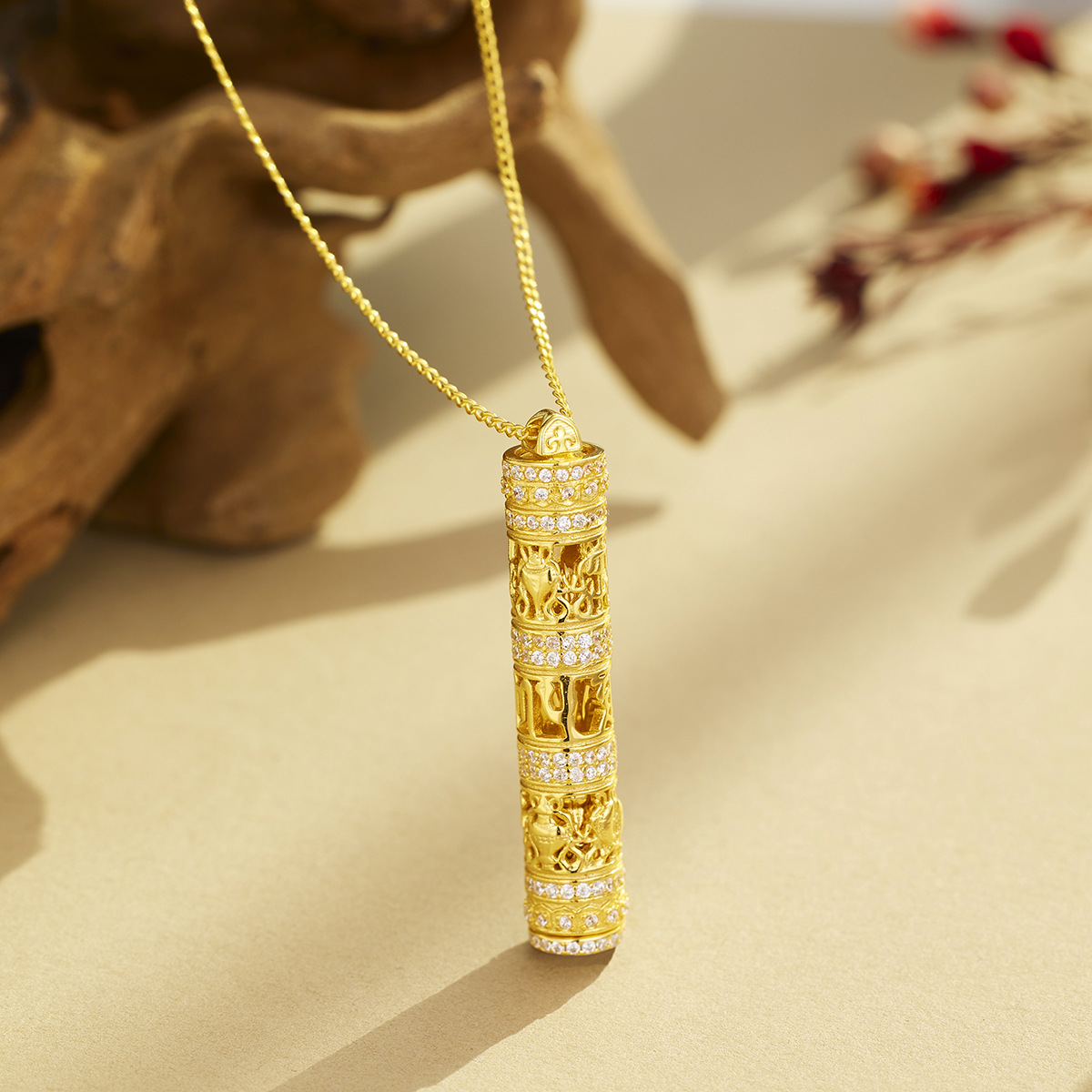 Six-syllable mantra necklace, wealth energy, attracting fortune and luck.