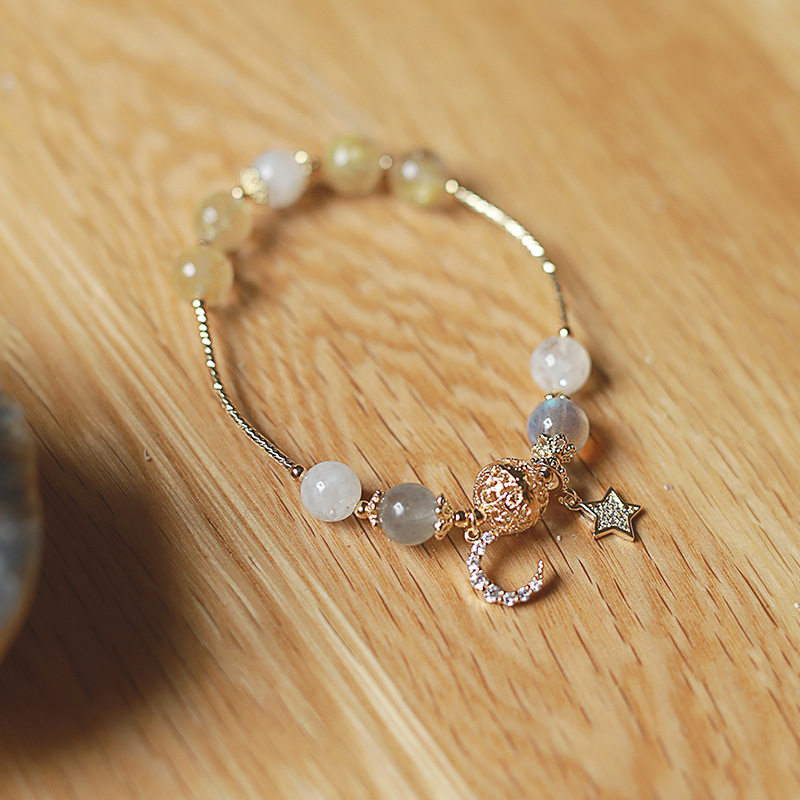 Golden Rutilated Quartz Bracelet