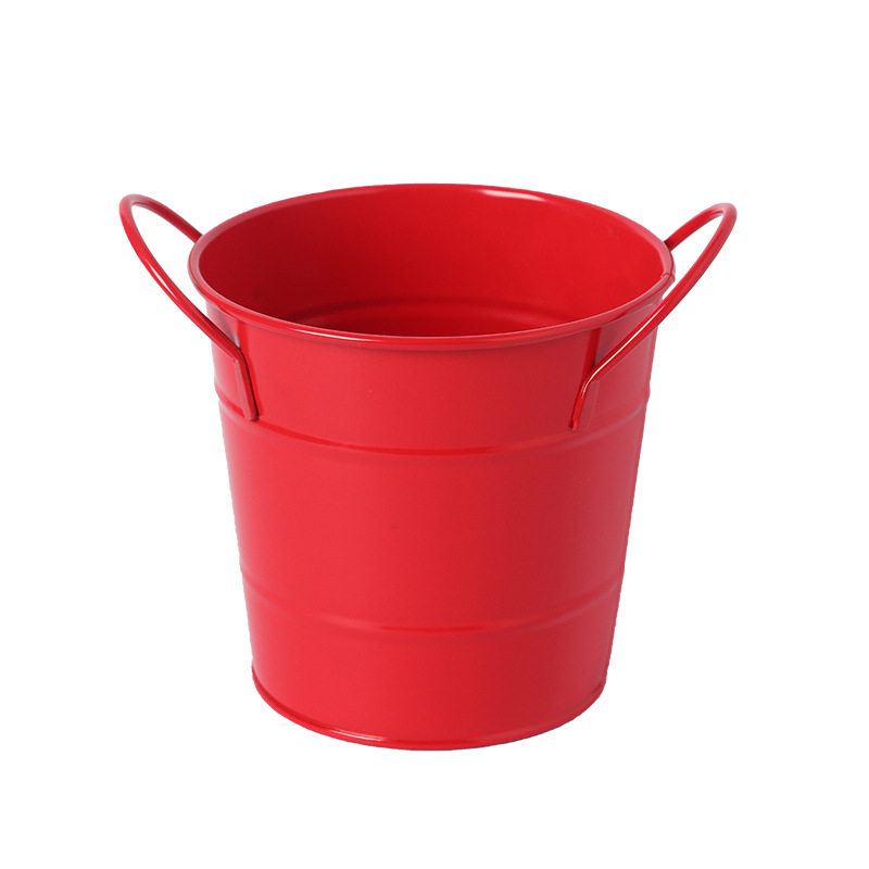 简约ins风铁艺笔筒美式铁桶学生文具收纳桶办公桌面创意笔筒