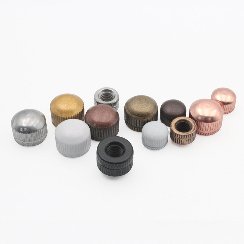 批发装饰滚花花枝螺帽 家居工艺制品手拧螺母封顶挂板螺母螺帽