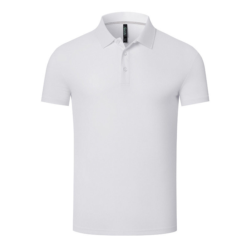 2026夏季透气防皱纯色 polo衫男装 印字工作服 翻领T恤短袖 工衣