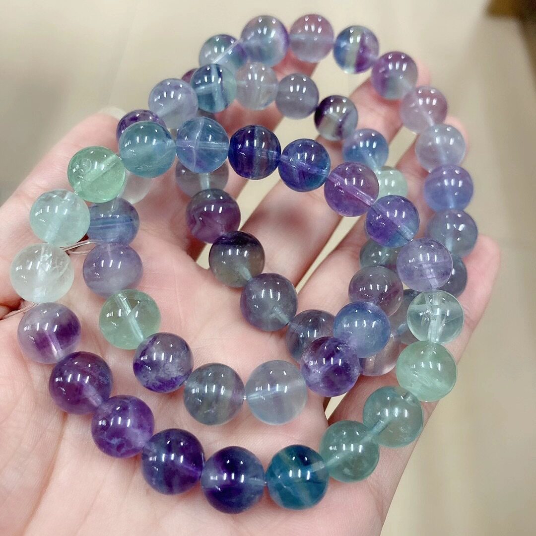 Nature's Art — Raw Fluorite Bracelet