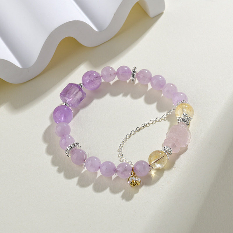Lavender Amethyst Bracelet