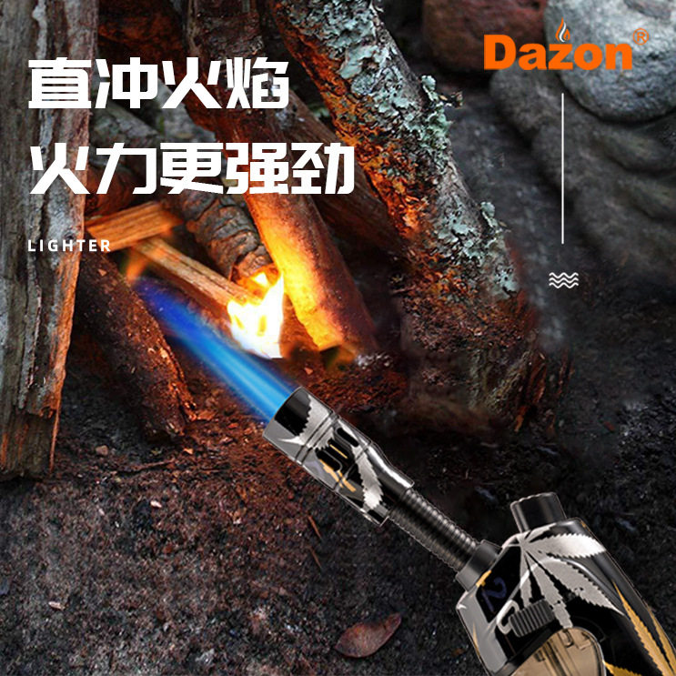 电子厨房点火器家用煤气炉点火枪艾灸软管可折叠蓝焰直冲打火枪