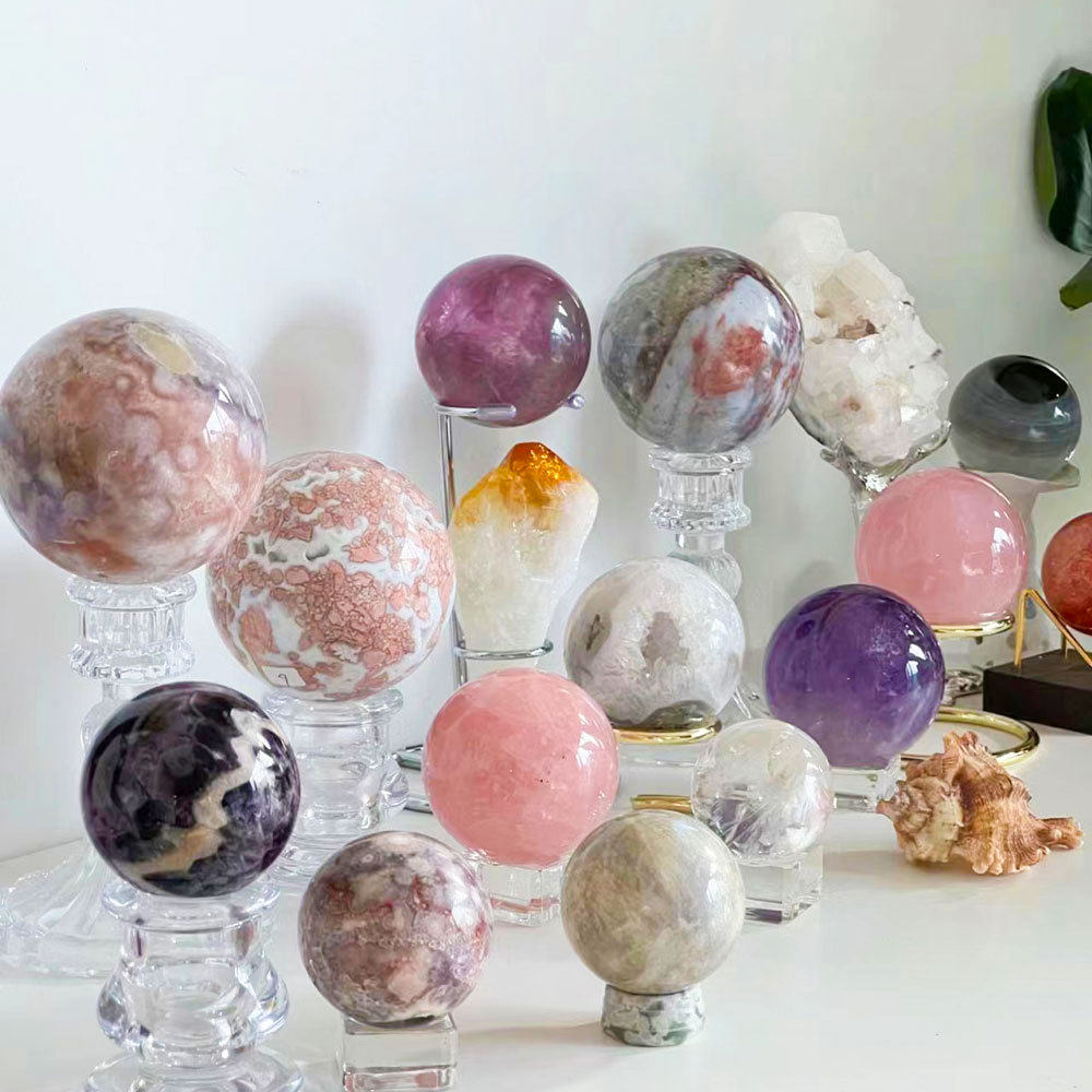 Olive Grove — Natural Green Crystal Cluster Specimen