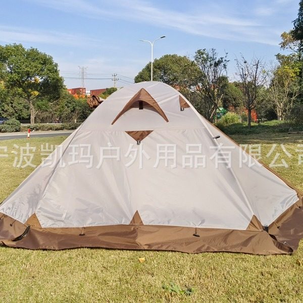 专业登山徒步户外2-3-4人双人加厚防暴雨过夜轻量化铝杆帐篷定制