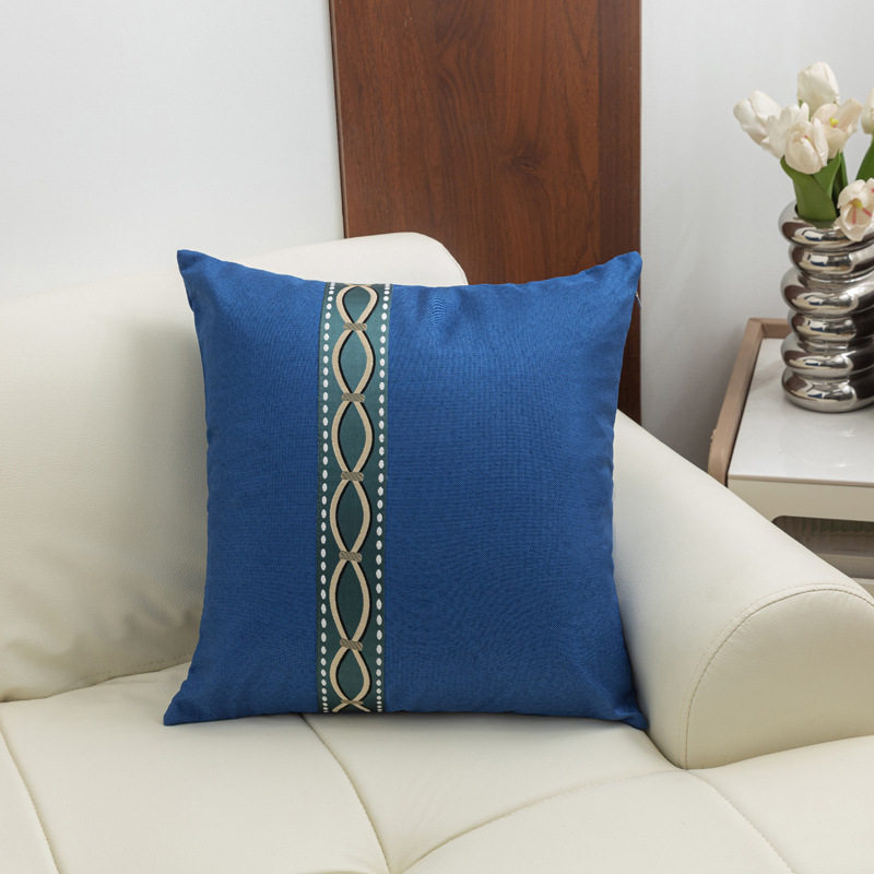 高档抱枕靠垫套不含芯靠枕套子靠背家用床上客厅中式沙发新中式