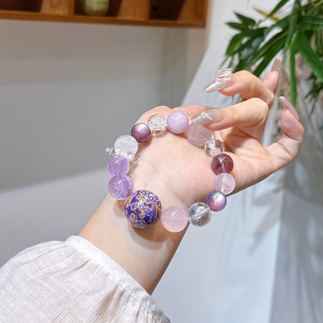 Purple Crystal Bracelet