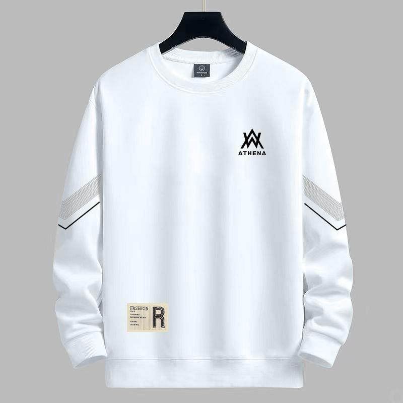 【280克】圆领休闲上衣卫衣男士春秋款宽松百搭潮流套头