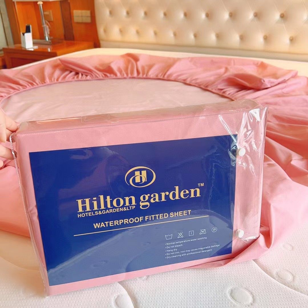 【外贸工厂店】希尔顿防水床笠家用防尘隔尿床罩席梦思床垫保护罩
