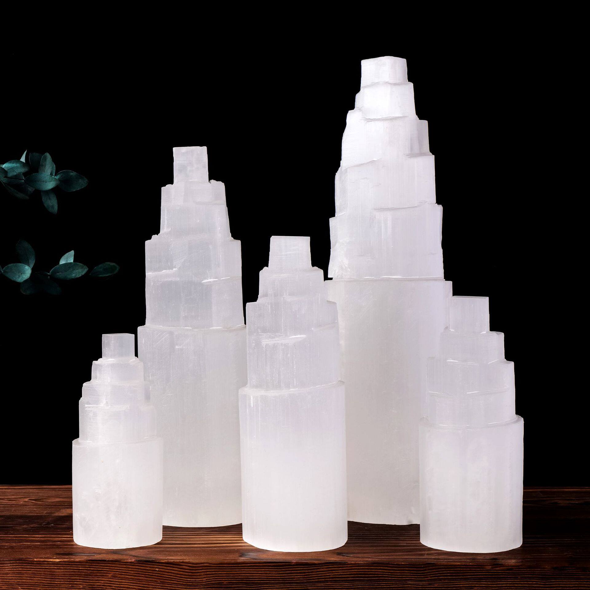 Gems of Light — Premium Selenite Pyramid