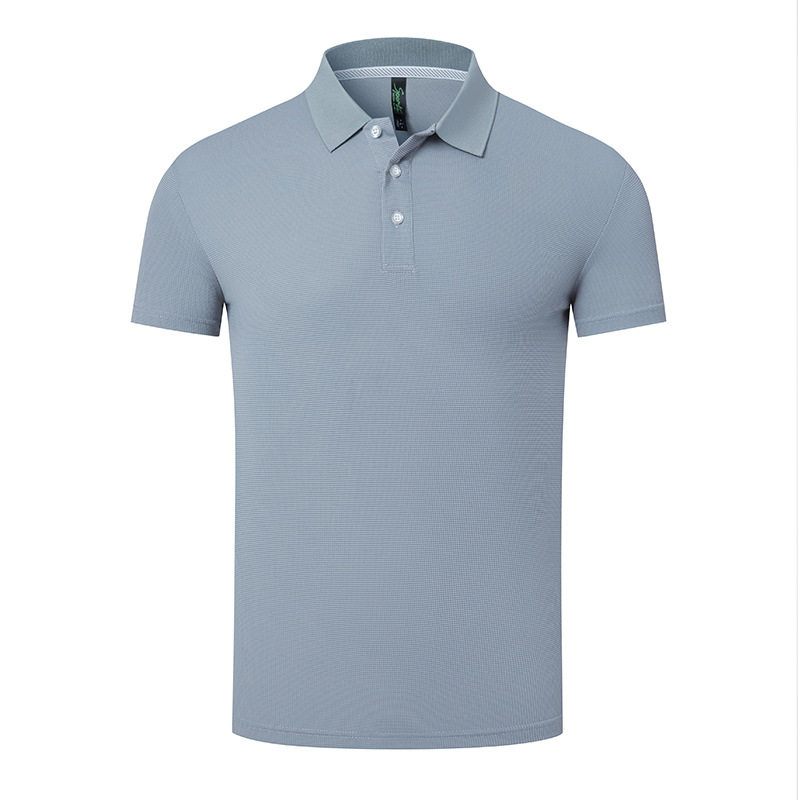 2026夏季透气防皱纯色 polo衫男装 印字工作服 翻领T恤短袖 工衣