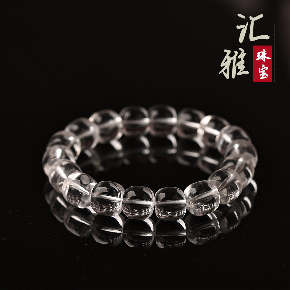 Single-Strand Minimalist Clear Quartz Bracelet