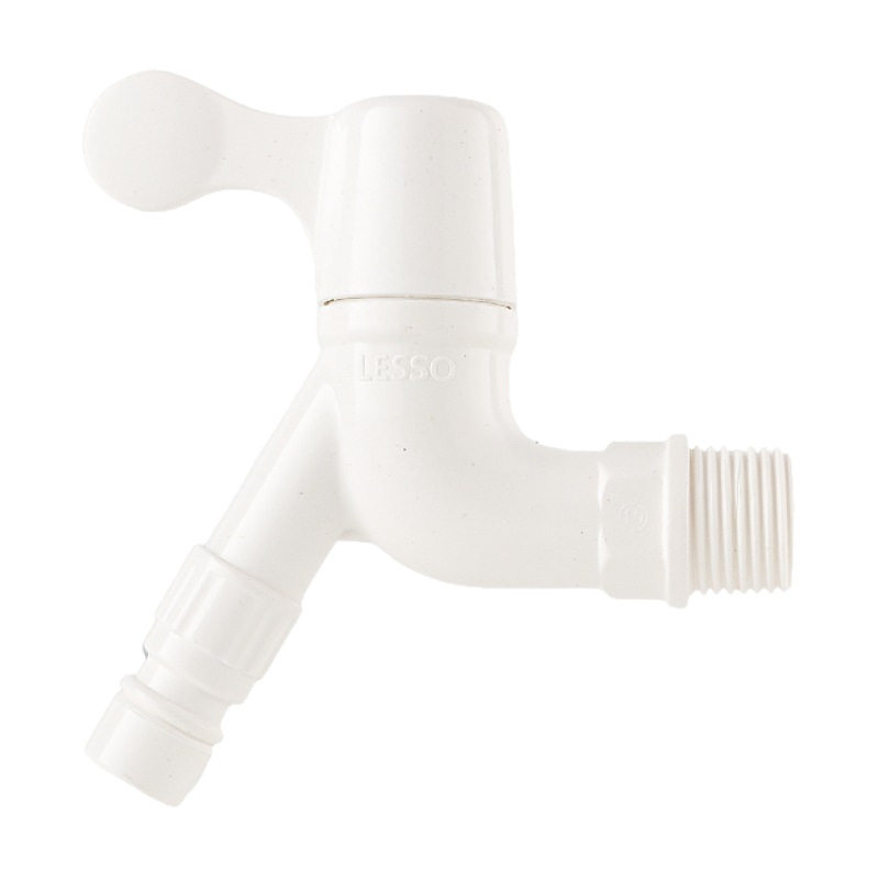 联塑塑料洗衣机水龙头 4分PVC工程专用水龙头公共场所室外龙头