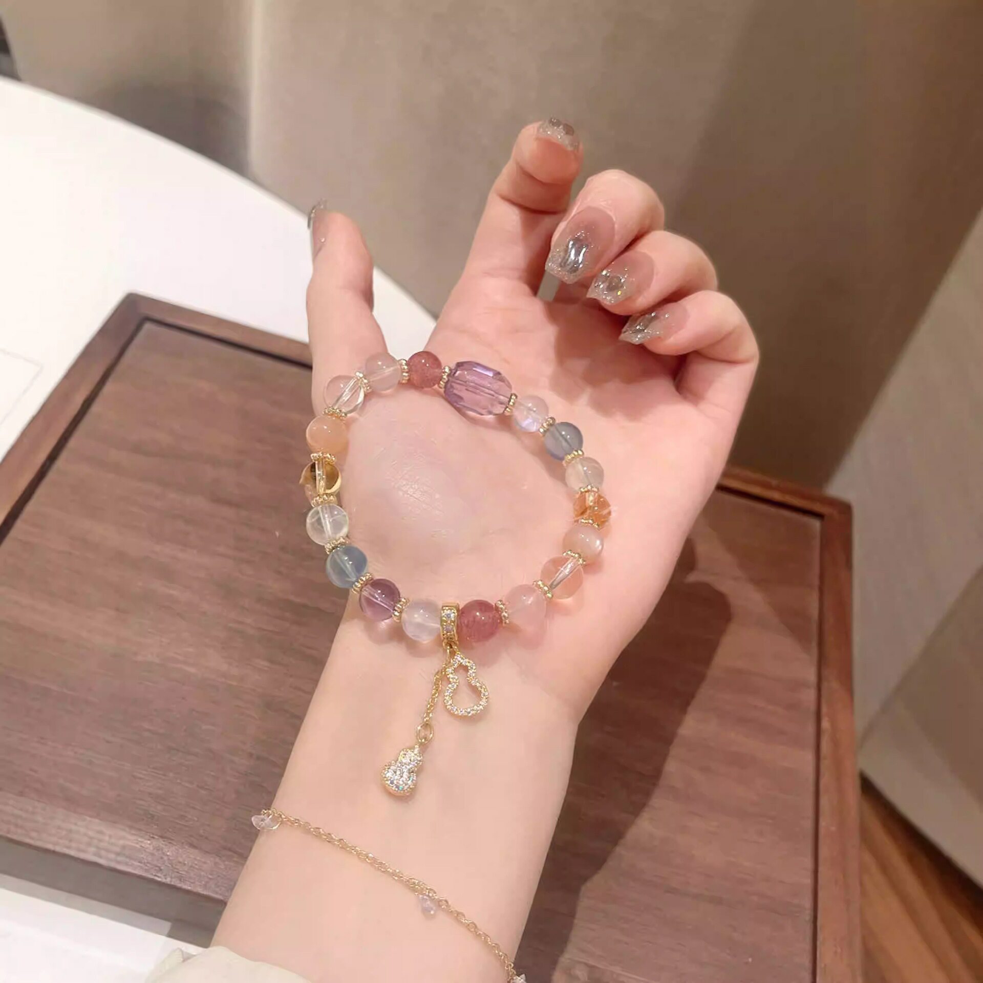 Serenity Stone — Natural Amethyst Bracelet