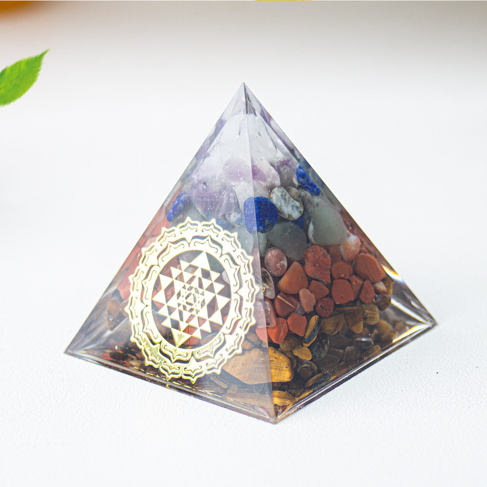 Nature's Art — Raw Crystal Pyramid