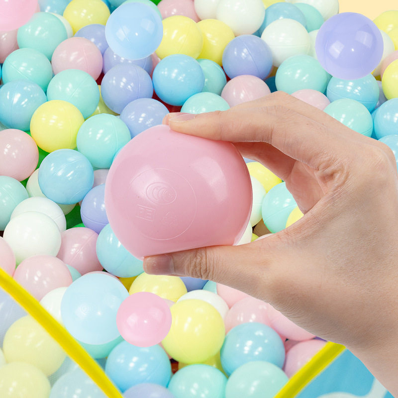海洋球加厚马卡龙多色儿童家用婴儿可啃咬室内球池儿童乐园