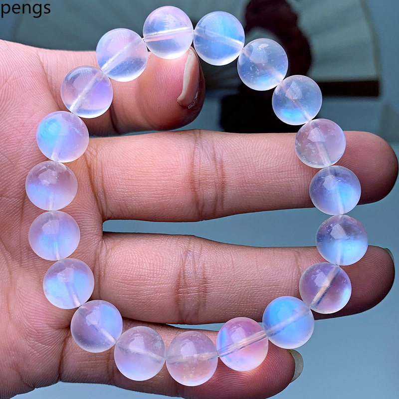 Cat's Eye Blue Moonstone Bracelet