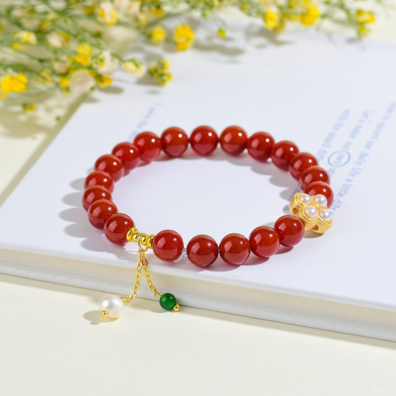 Nature's Art — Raw Carnelian Bracelet