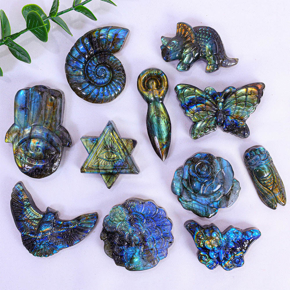 Crystal Blade — Natural Crystal Carved Dagger