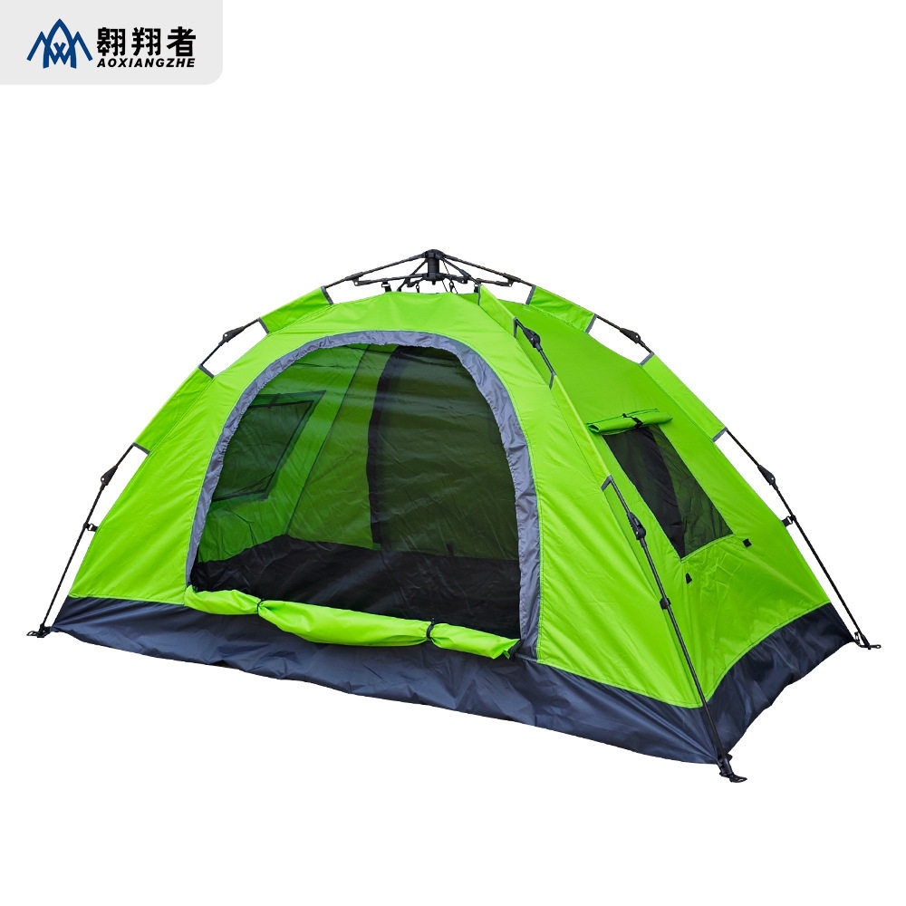 户外帐篷双层防暴雨单人露营骑行自动速开超轻便携专业野外野营
